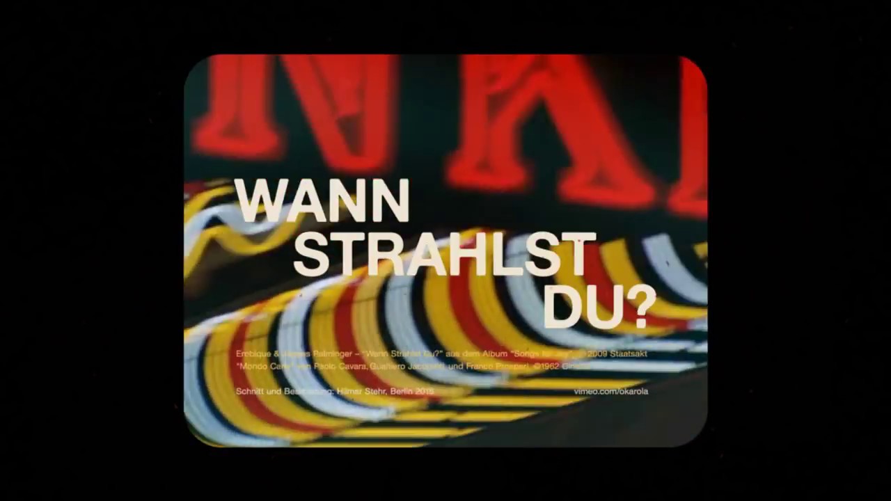 Erobique & Jacques Palminger â€“ Wann Strahlst Du?