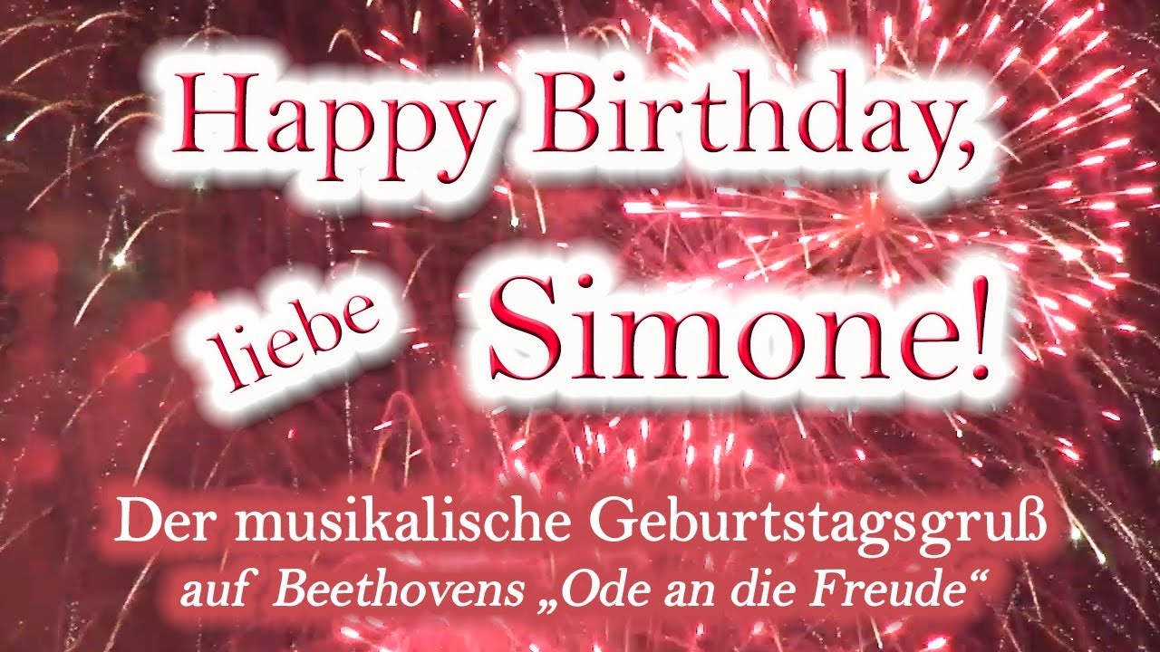 Happy Birthday Simone