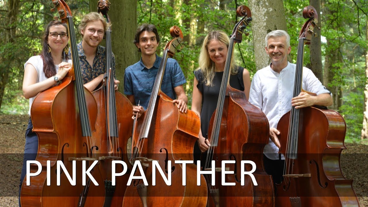 PINK PANTHER Theme | double bass quintet | 