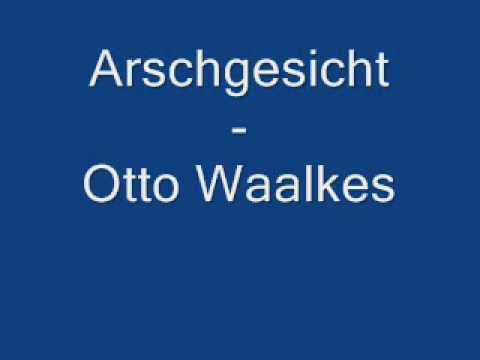 Otto Waalkes Arschgesicht mit Text