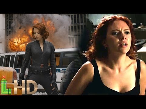 Black Widow All Fight Scenes - MCU Including Captain America Civil War | HD 1080