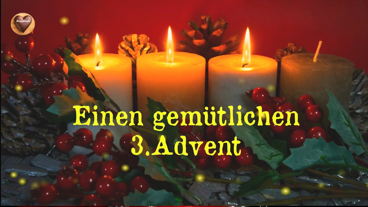 Das 3. Lichtlein brennt?ï¸?ï¸?ï¸ ich wÃ¼nsche dir einen gemÃ¼tlichen dritten Advent ?