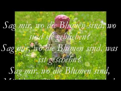 Juliane Werding - Sag mir wo die Blumen sind - Lyrics