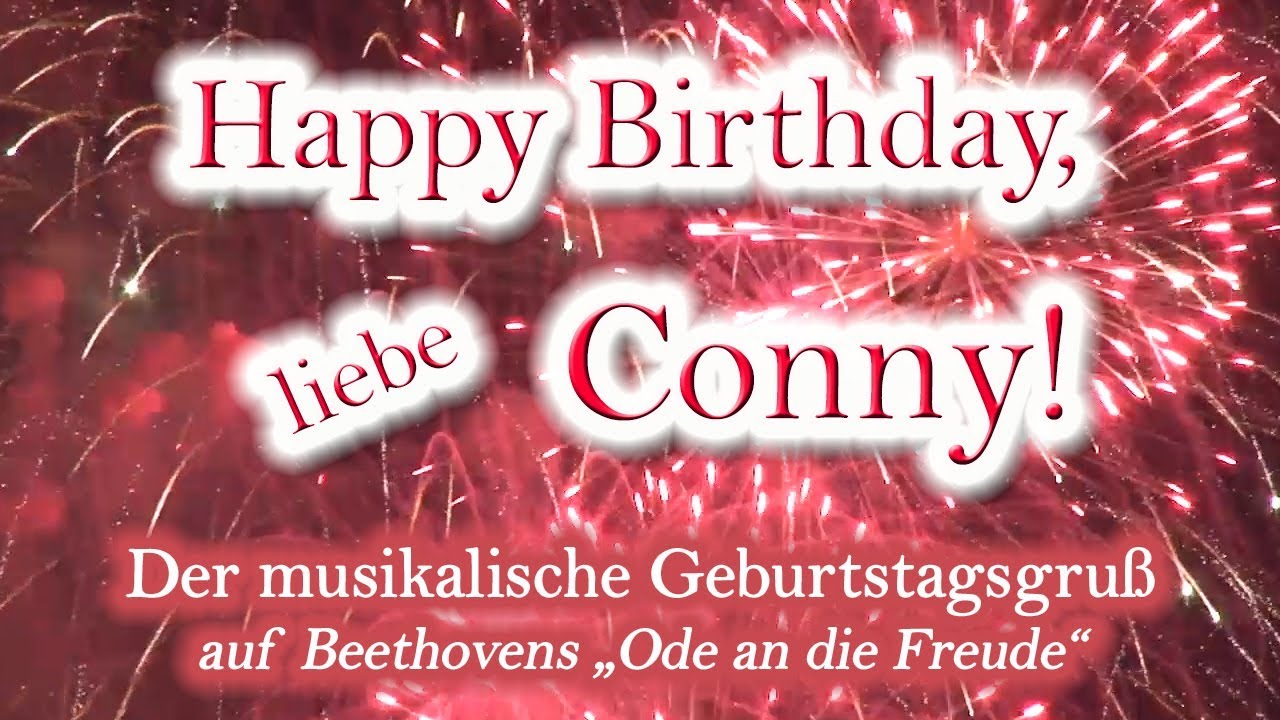 Happy Birthday, liebe Conny! Alles Gute zum Geburtstag!