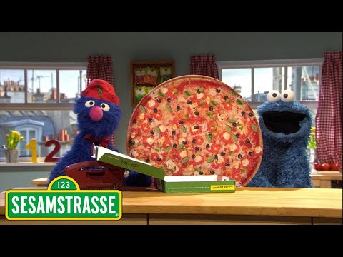 KrÃ¼melmonster bestellt eine groÃŸe Pizza bei Grobi | Lernen | SesamstraÃŸe